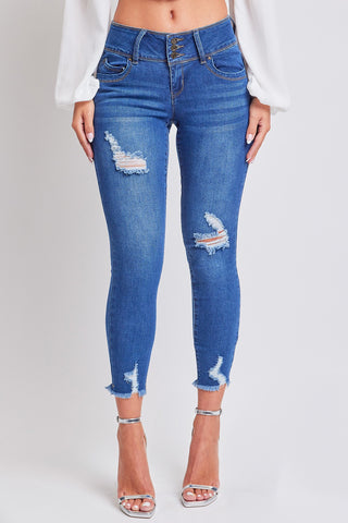 WannaBettaButt Mid-Rise Bootcut Jean