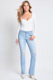 WannaBettaButt Mid-Rise Bootcut Jean