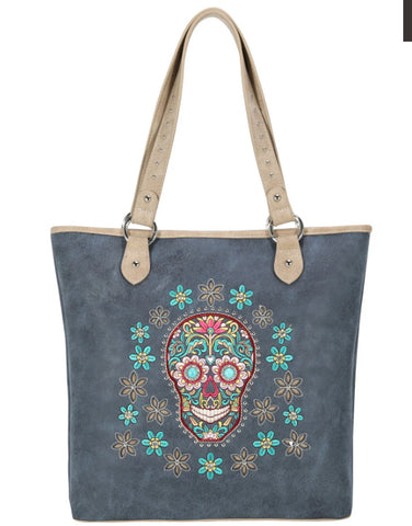 Montana West Sugar Skull Collection Large Tote