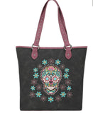 Montana West Sugar Skull Collection Large Tote