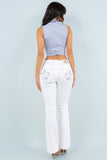 Rebel Denim White Bootcut Jeans