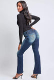 WannaBettaButt Mid Rise Bootcut Jeans