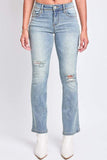 WannaBettaButt Mid Rise Bootcut Jeans