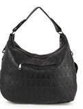 Chained Up Skull Embossed Hobo