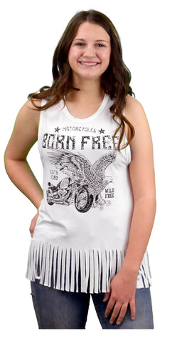 Born Free Eagle Top by Liberty Wear
