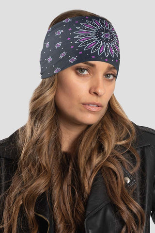 Paisley Bandana w/Gems EZ Band by Hair Glove