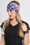 Wavy American Flag EZ Band by Hair Glove