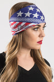 Wavy American Flag EZ Band by Hair Glove