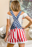 American Flag Shortalls