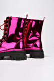 Stompin’ Pink Combat Boots