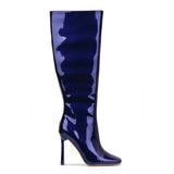 Shine On Cape Robbin Patent Knee High Boots