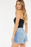 KanCan Rosie High Rise Fringe Shorts