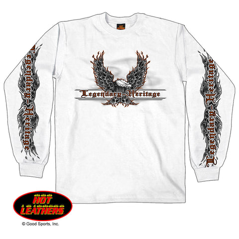 Camiseta de manga larga Flaming Upwings Eagle