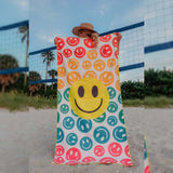 Oversized Happy Face Quick Dry Towel Preorder 5-21