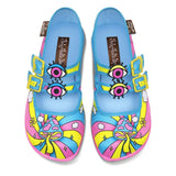 Zapatos Mary Jane Trippy Daze de chocolate caliente