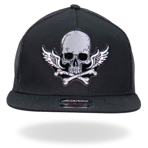 Gorra Snap Back Skull Bones &amp; Wings