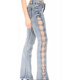 Cross Me I Dare You Platinum Plush Jeans