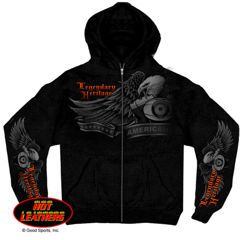 Sudadera con capucha de motociclista Ghost Eagle