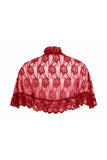 Red Lace Cape