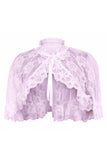 Lt Pink Lace Cape