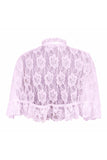 Lt Pink Lace Cape