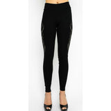 Vocal Rhinestone Flames Legging