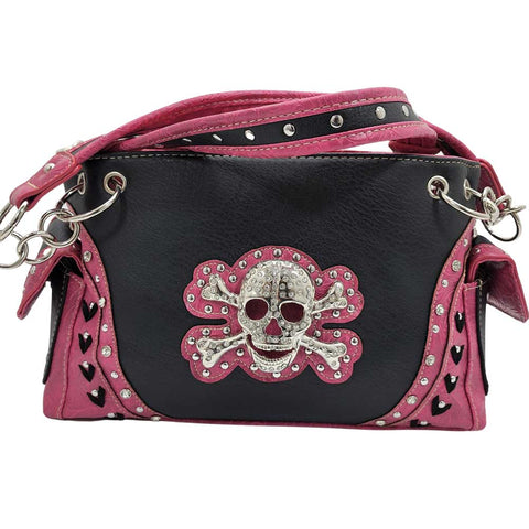 Contrast Skull Concealed Carry Handbag