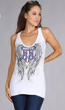 Route 66 Biker Flag Color Tank