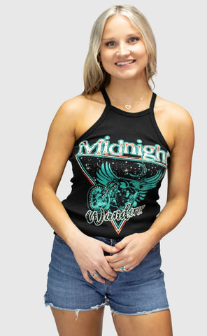 Midnight Wanderer Biker Tank by Liberty Wear