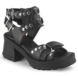 Sandalias tobilleras con plataforma Bratty de Demonia