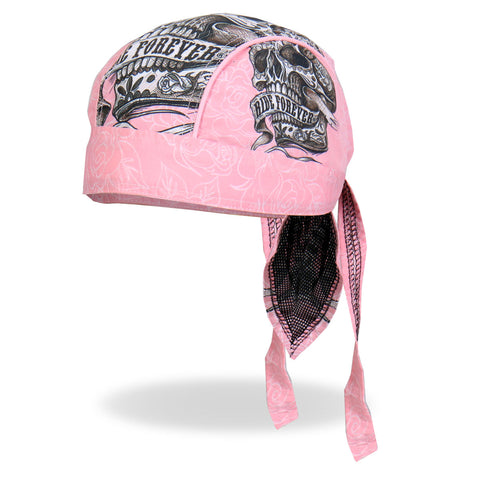 Banderín Skull Lady Biker Headwrap