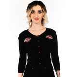 Sourpuss Hell Kitten Cardigan