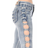 Cross Me I Dare You Platinum Plush Jeans