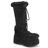 Pleaser Platform Furry Winter Boots