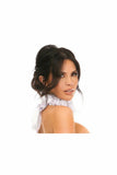 Kitten Collection White/White Lace Choker - Daisy Corsets