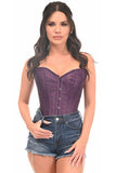 Lavish Plum Brocade Corset