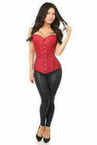 Lavish Wine Brocade Corset - Daisy Corsets