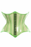 Lavish Green Clear Curvy Underbust Waist Cincher Corset - Daisy Corsets