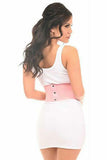 Lavish Lt Pink Lace Corset Belt Cincher - Daisy Corsets