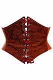 Lavish Wine Lace Corset Belt Cincher - Daisy Corsets