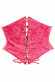 Lavish Fuchsia Lace Corset Belt Cincher - Daisy Corsets