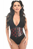 Lavish Red Gothic Lace-Up Corset Belt Cincher - Daisy Corsets