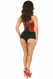 Lavish Red Patent PVC Underwire Bustier - Daisy Corsets