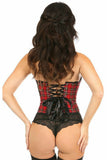 Lavish Red Plaid Underwire Bustier - Daisy Corsets