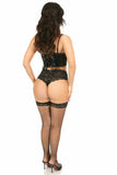 Lavish Black Patent Short Bustier - Daisy Corsets