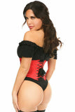 Lavish Red Satin Mini Cincher - Daisy Corsets