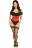 Lavish Red Satin Mini Cincher - Daisy Corsets