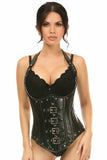 Top Drawer Steel Boned Faux Leather Underbust Corset Top