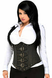 Top Drawer Steel Boned Pinstripe Underbust Corset w/Buckling