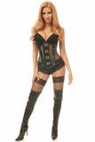 Top Drawer Steel Boned Fishnet Under Bust Corset